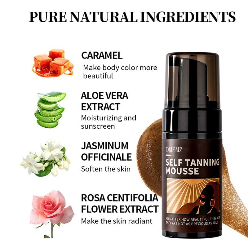 Sunless Tanning Mousse ingredients