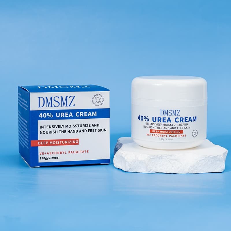 40-urea-foot-cream-150g 40% Urea Foot Cream in 150g jar and box packaging