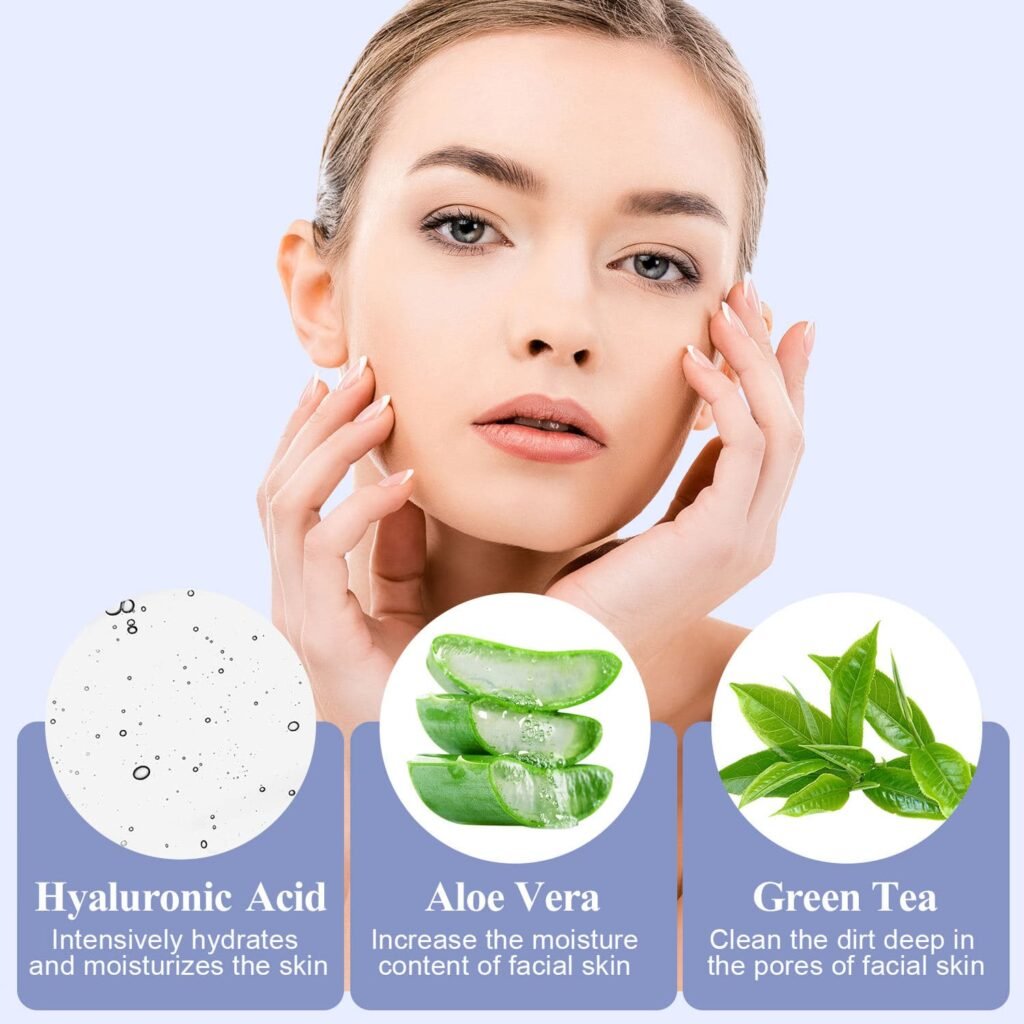 Aloe Vera Makeup Remover with hyaluronic acid and green tea