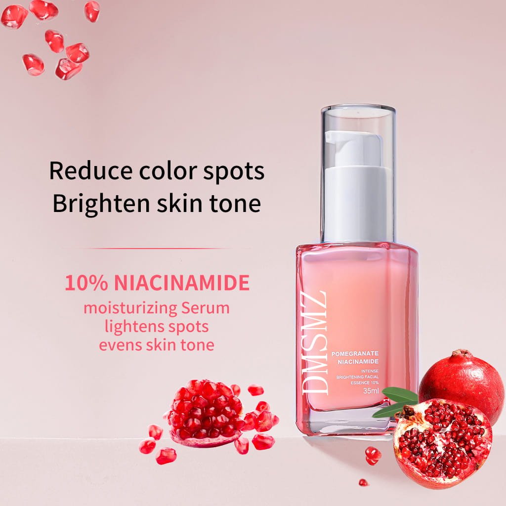 Brightening Facial Serum texture with pomegranate extract