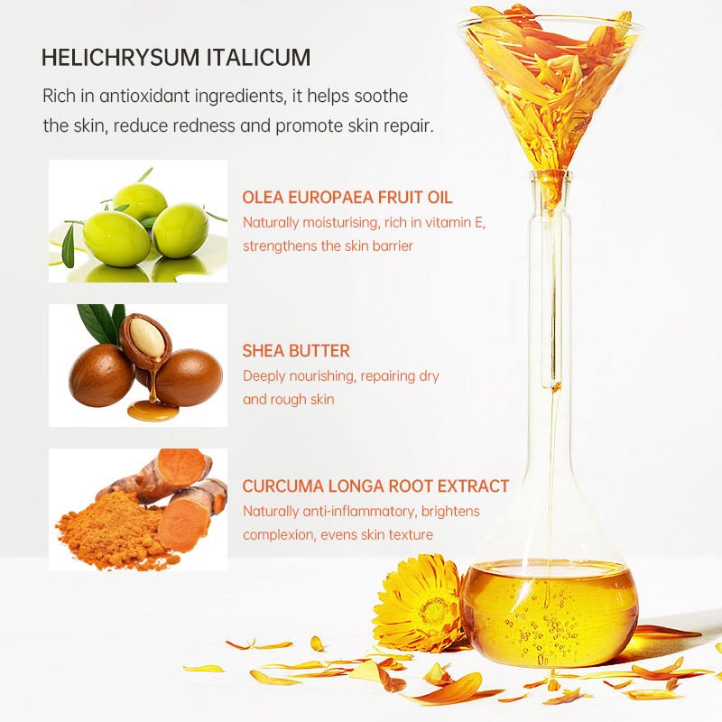 Helichrysum Face Balm with olive oil and shea butter