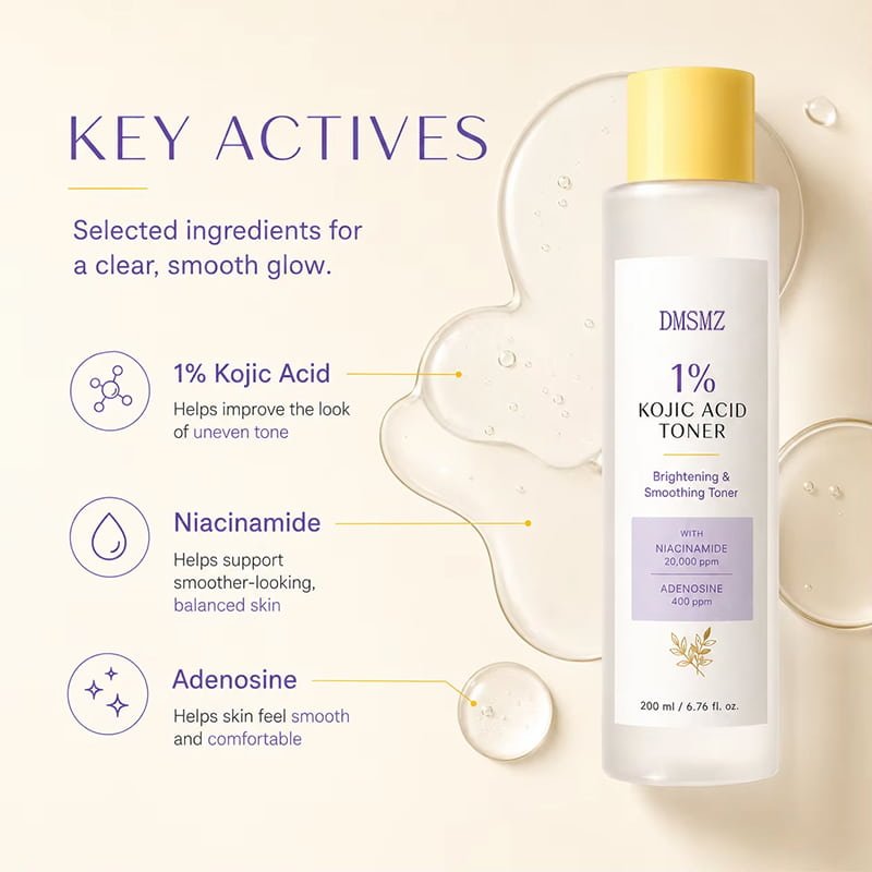 Kojic Acid Toner with 1% kojic acid, niacinamide and adenosine