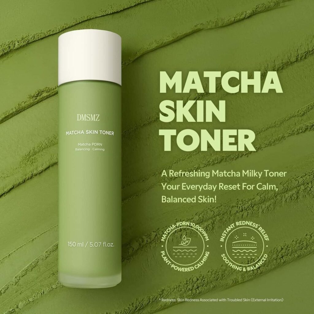 Matcha Skin Toner with Matcha PDRN calming formula