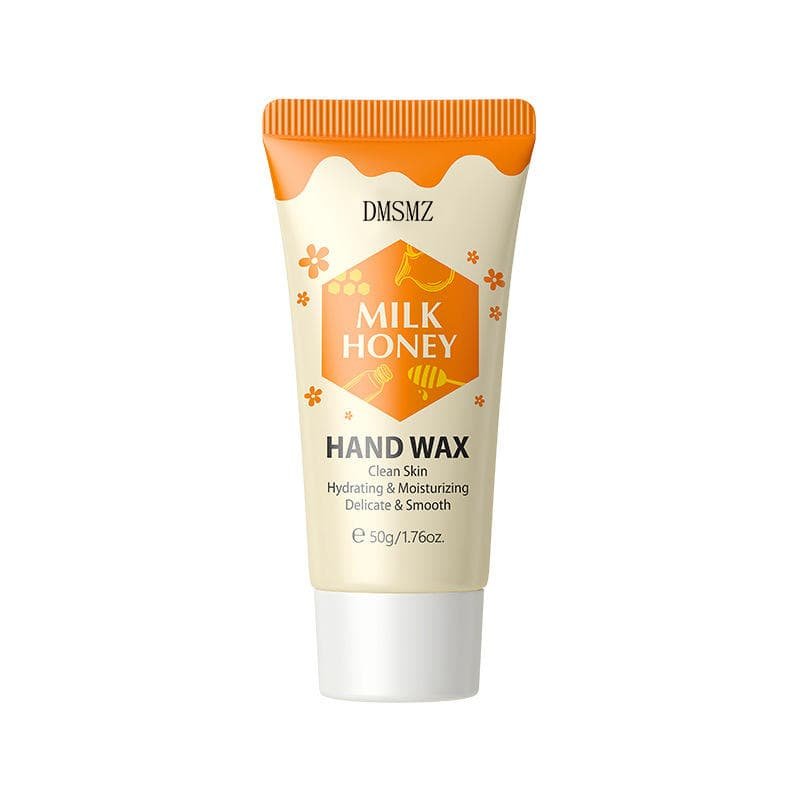 Milk Honey Hand Wax in a 50g tube with honey-themed packaging