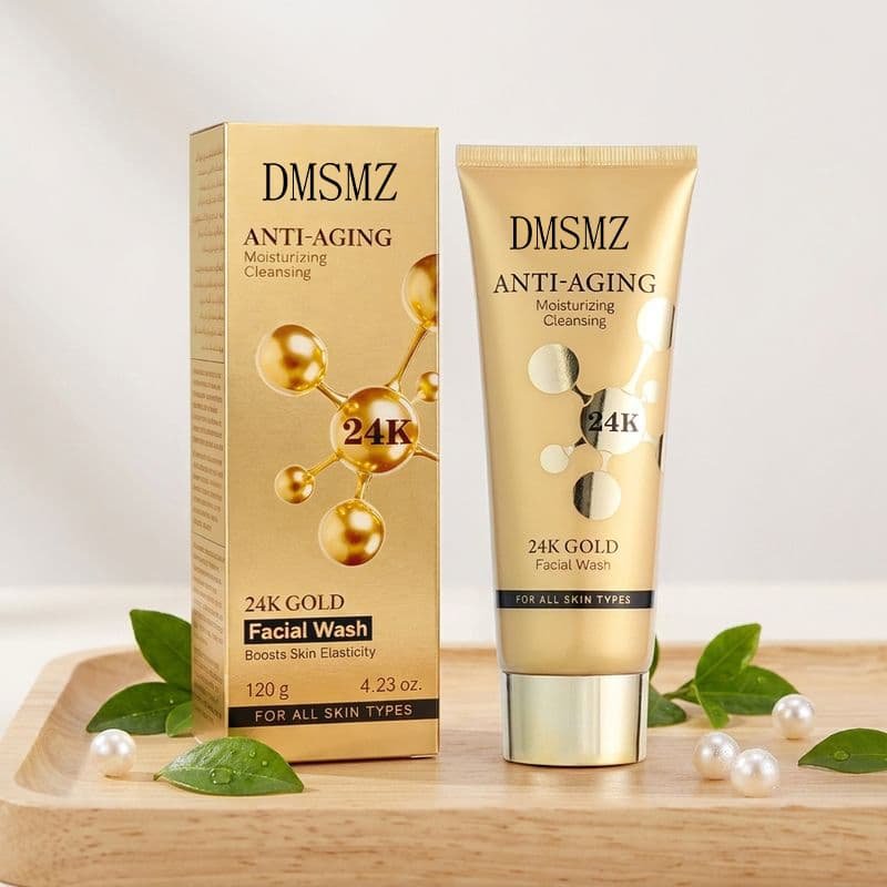 private-label-24k-gold-facial-cleanser-hero Private Label 24K Gold Facial Cleanser in 120g gold tube