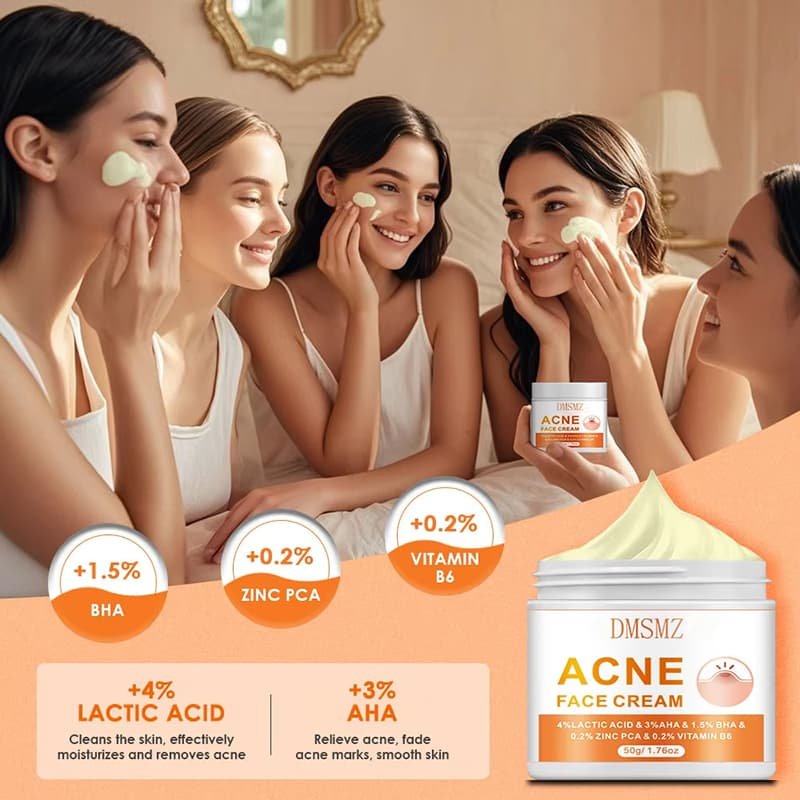 Private Label Acne Face Cream for blemish-prone skin care