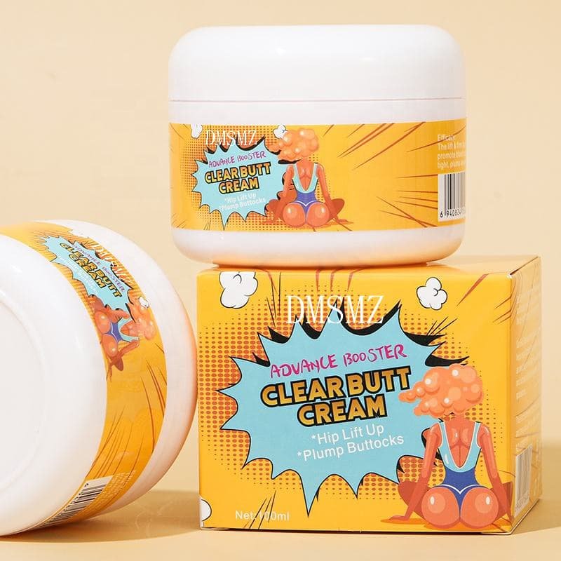 Private Label Butt Firming Cream in 100ml jar and box