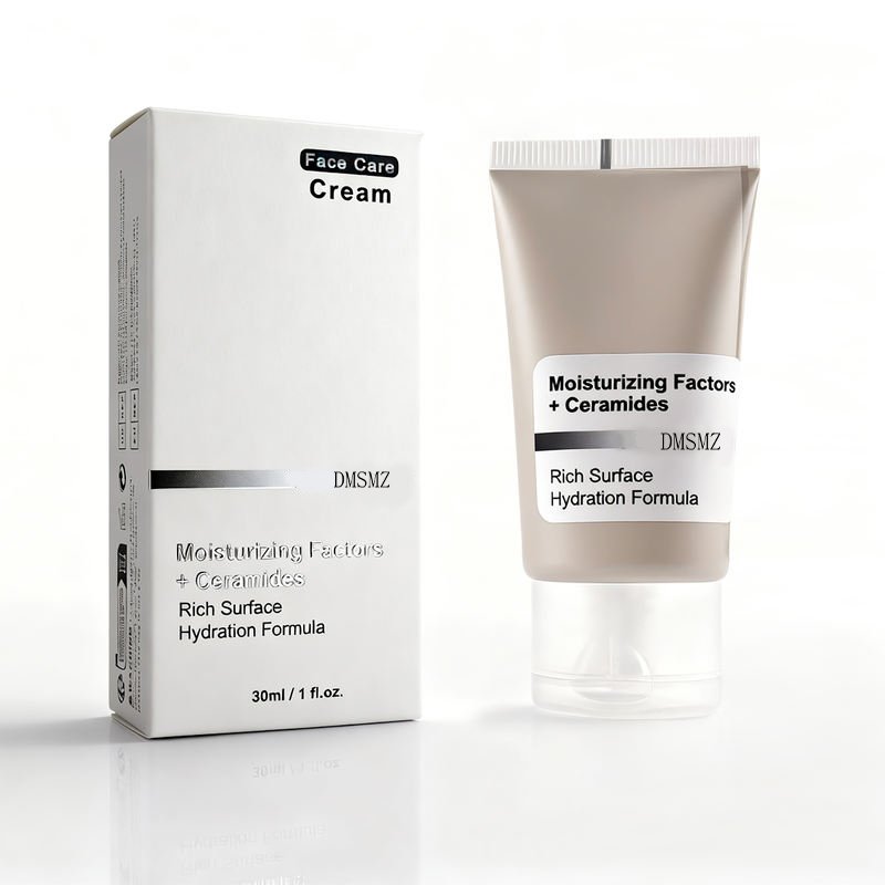 private-label-ceramide-face-cream-hero Private Label Ceramide Face Cream in 30ml tube and box