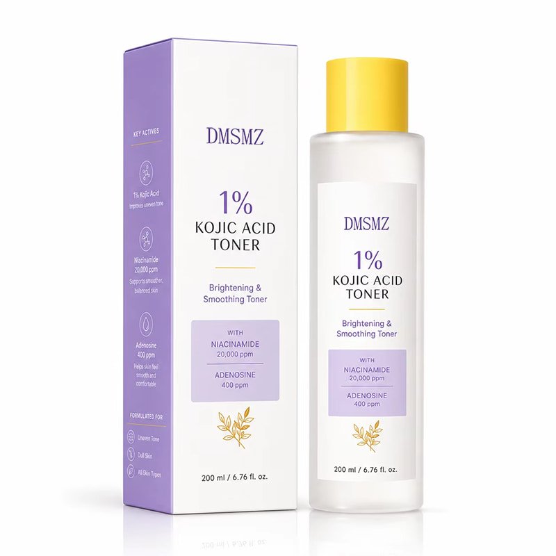 Private Label Kojic Acid Toner 200ml for brightening skincare