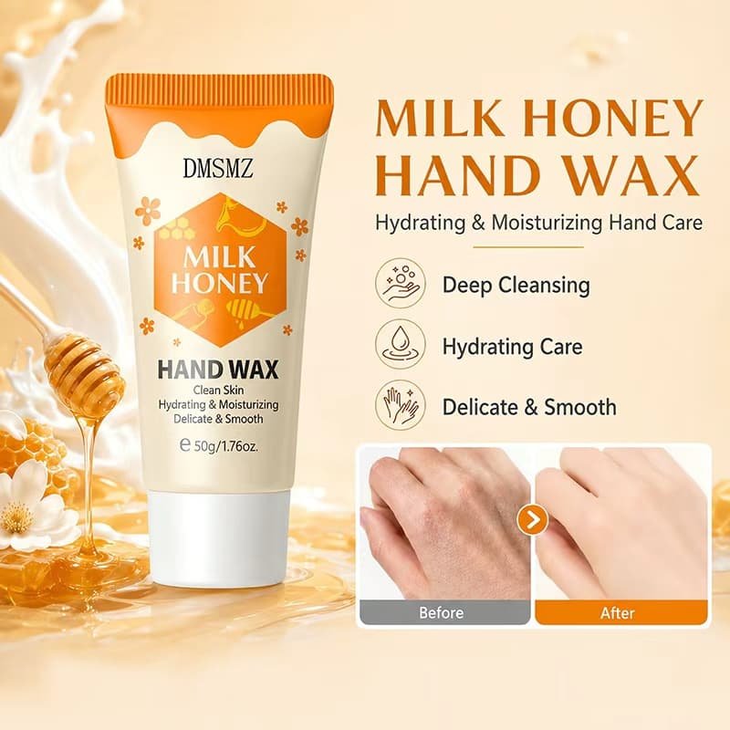 Private Label Milk Honey Hand Wax for moisturizing hand care