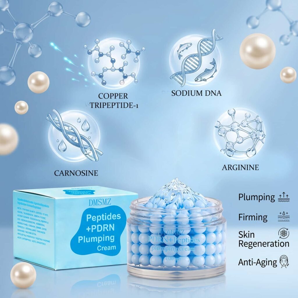 PDRN Peptide Cream with Copper Tripeptide-1 and Sodium DNA