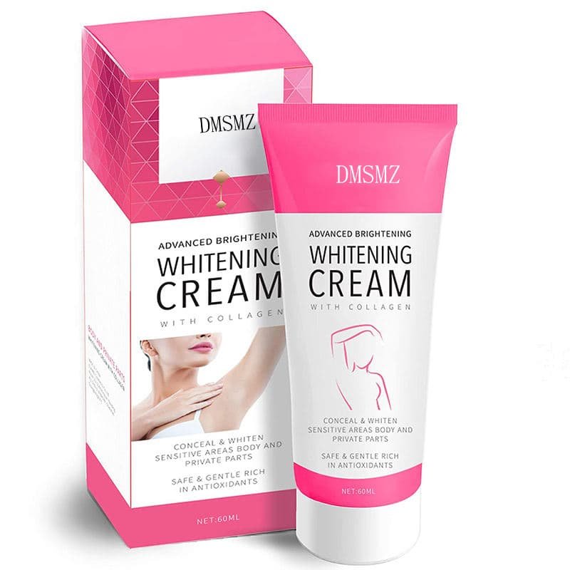 Private Label Underarm Brightening Cream in 60ml tube and box