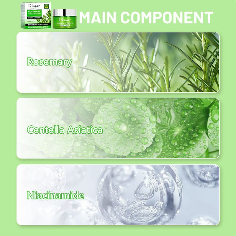Rosemary Face Cream with centella asiatica and niacinamide