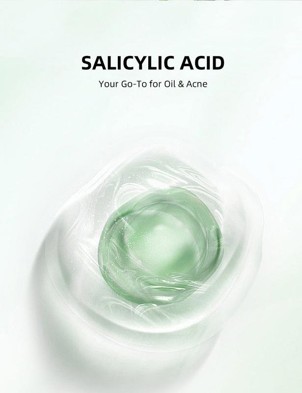 Salicylic Acid Face Wash with fluffy rich foam for gentle facial cleansing