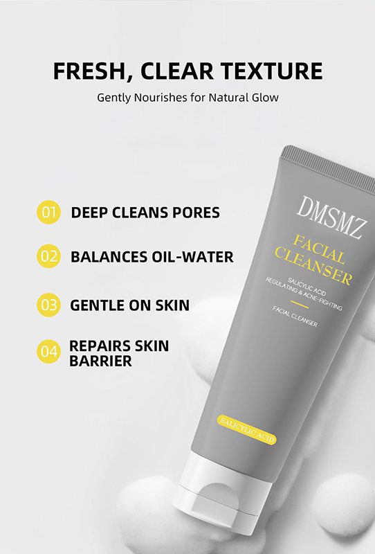 Salicylic Acid Facial Cleanser benefits for deep pore cleansing and balanced-looking skin