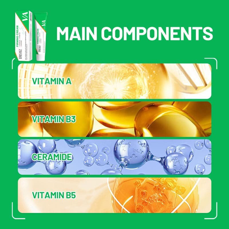Vitamin A Face Cream with vitamin B3 ceramide and vitamin B5