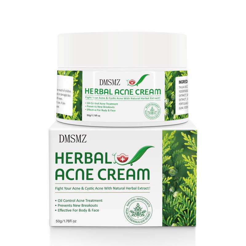 主图-1 Private Label Herbal Acne Cream 50g for blemish-prone skin