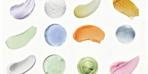 Quality control comparison between finished skincare batch and approved golden sample
